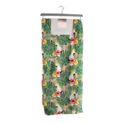 Wholesale - 60"x70" TROPICAL PRINT FLANNEL PLUSH THROW ON HANGER, UPC: 842873130688